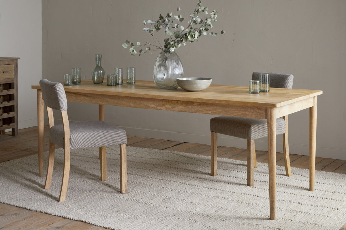 Anbu Mango Dining Table - Natural