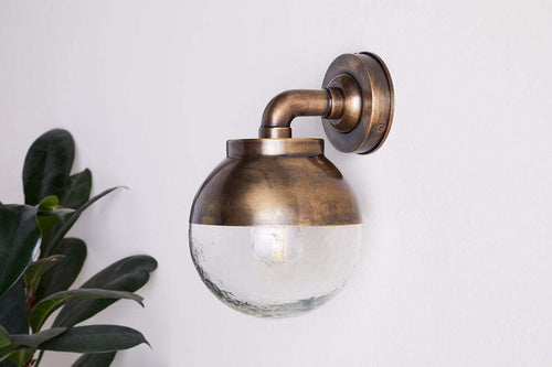 Abeo Outdoor Wall Lamp - Antique Brass