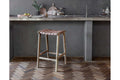 Adembi Woven Leather Counter Stool