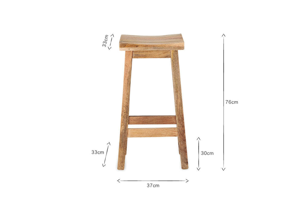 Ambi Wooden Stool - Tall
