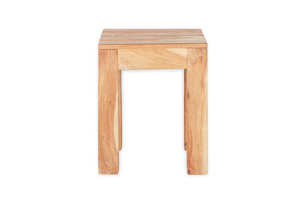 Anbarasi Acacia Side Table - Natural