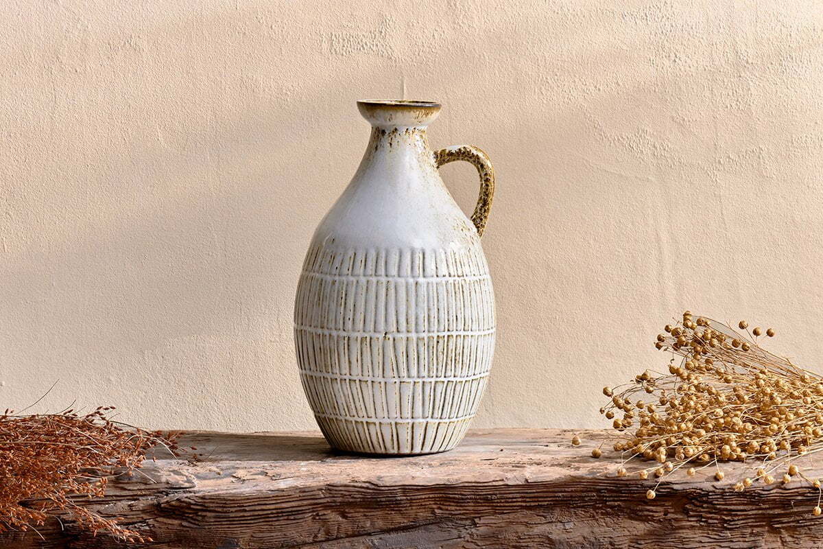 Anjuna Reactive Glaze Decorative Jug