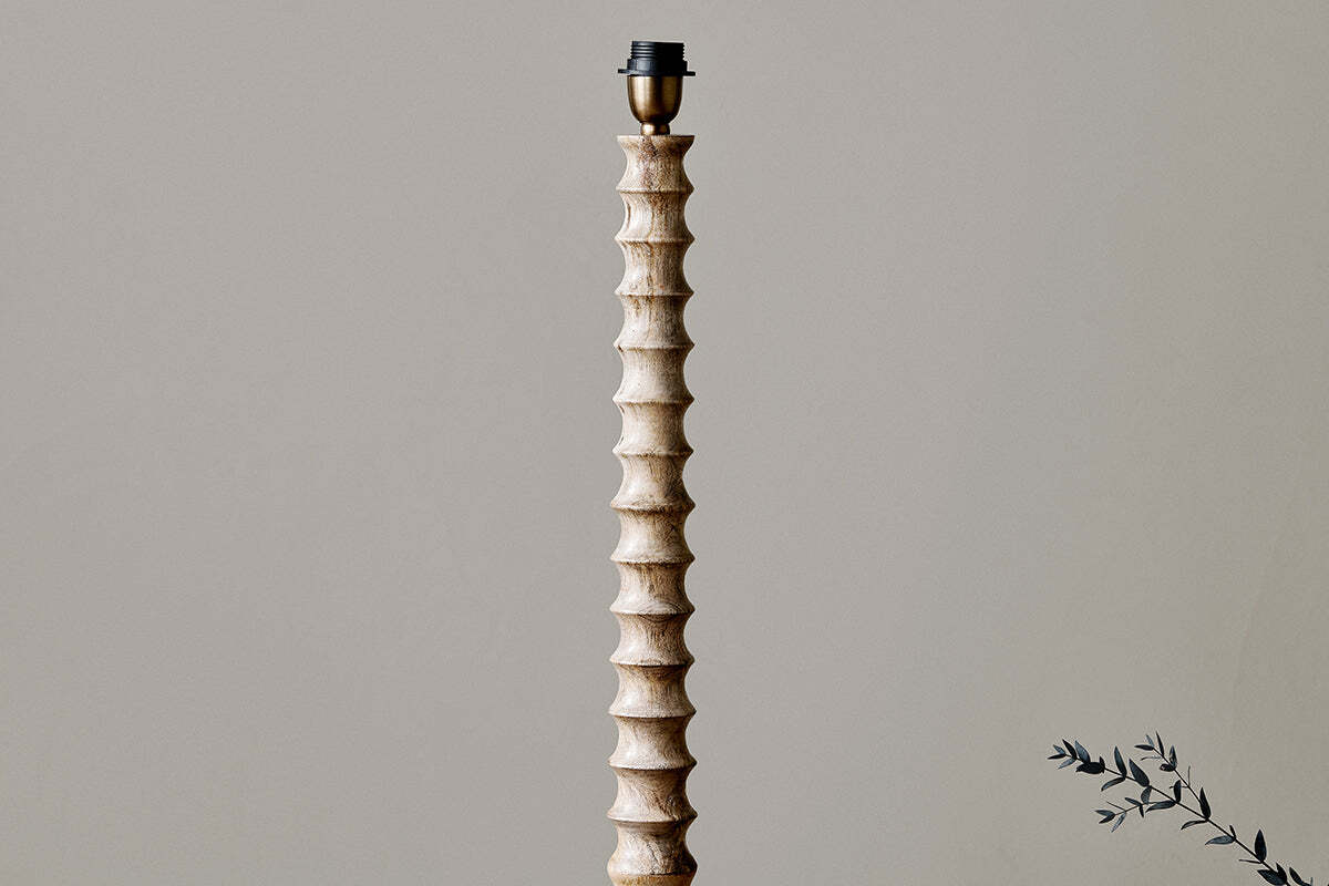 Avisa Mango Wood Floor Lamp Base