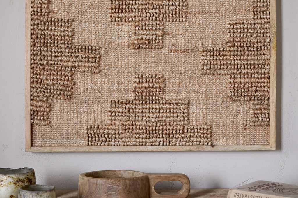 Bawal Wall Art - Cross - Natural