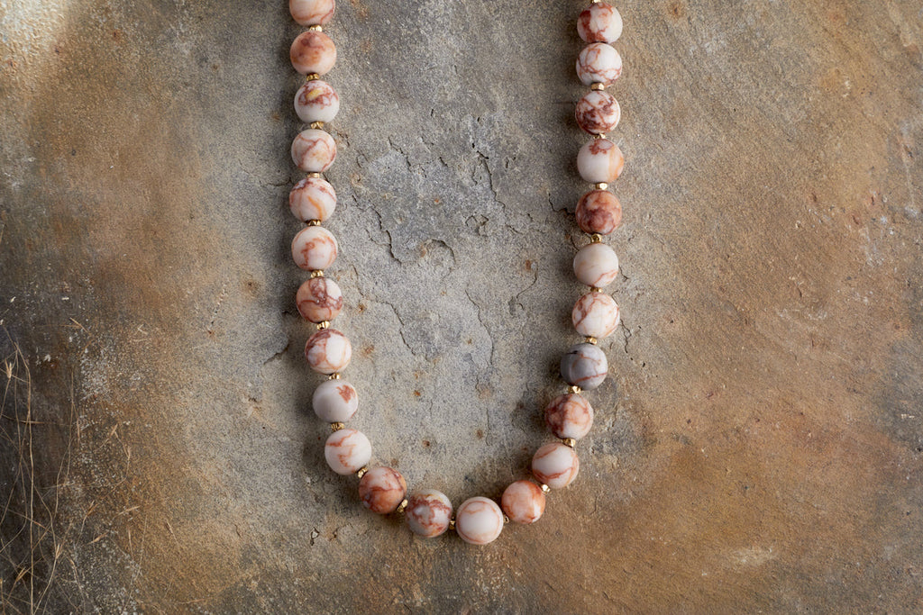 Cerita Necklace - Rhodochrosite