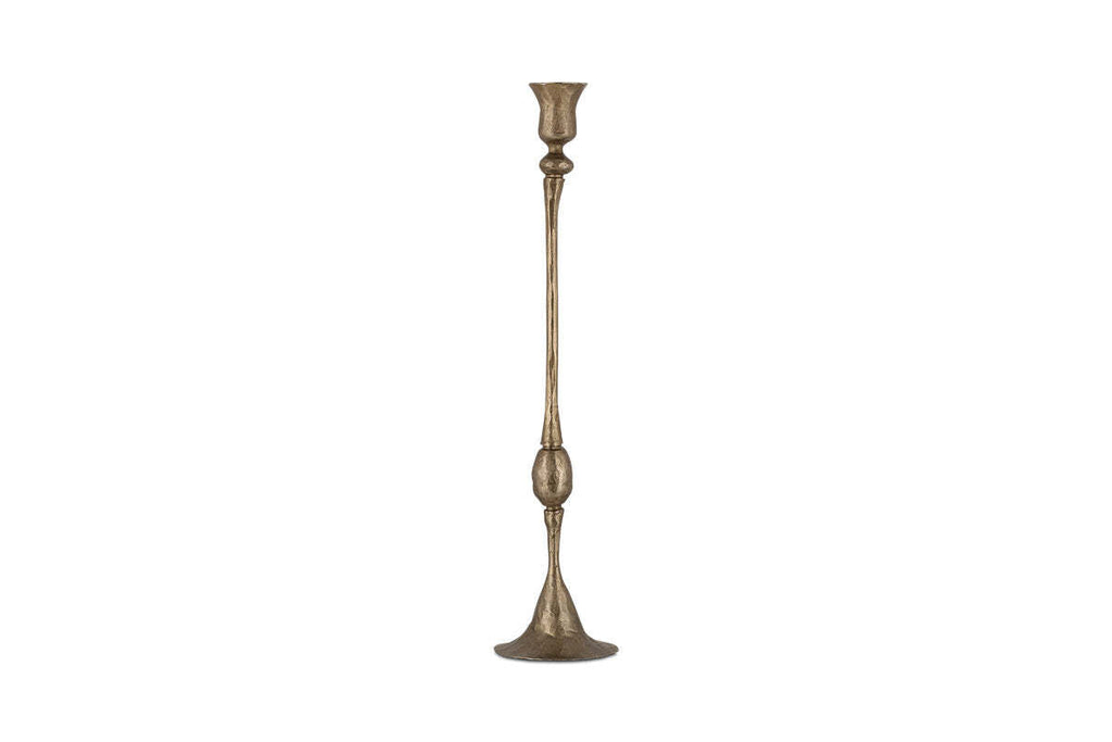 Chaipat Candlestick - Antique Brass