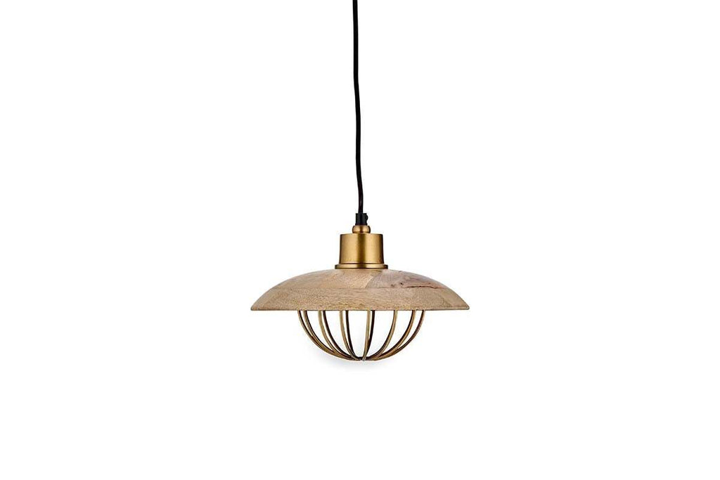 Chakai Wood & Metal Pendant - Small