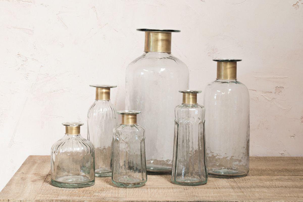 Chara Hammered Bottle - Lines