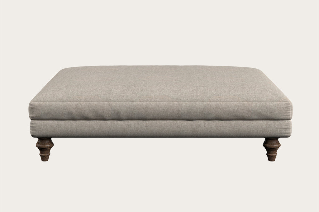 Deni Grand Footstool - Brera Linen Natural
