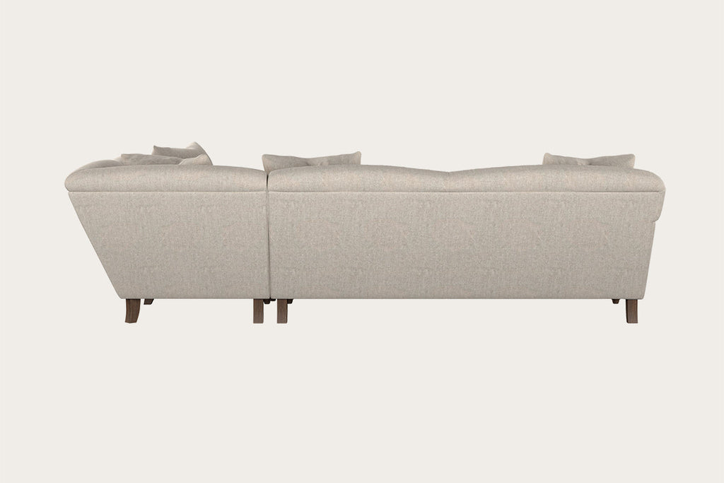 Deni Grand Right Hand Corner Sofa - Brera Linen Natural