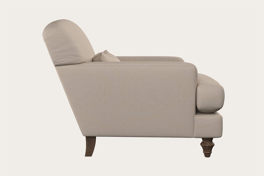 Deni Large Corner Sofa - Brera Linen Espresso