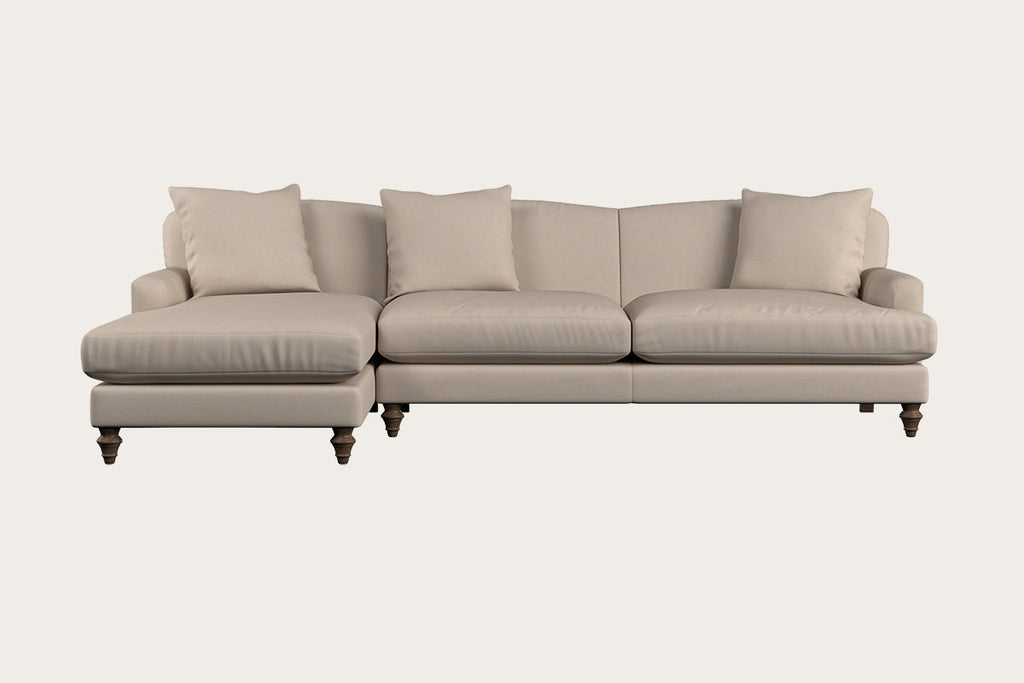 Deni Large Corner Sofa - Brera Linen Jade