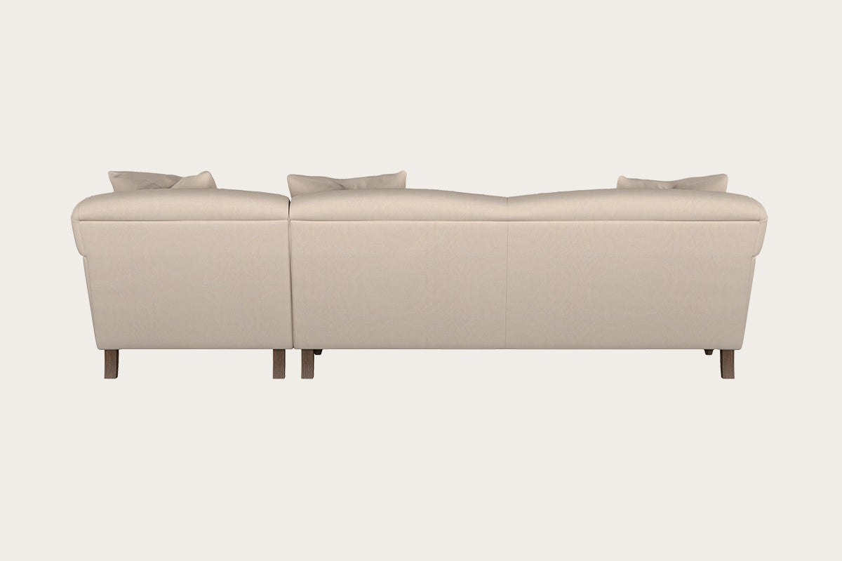 Deni Large Corner Sofa - Brera Linen Pebble
