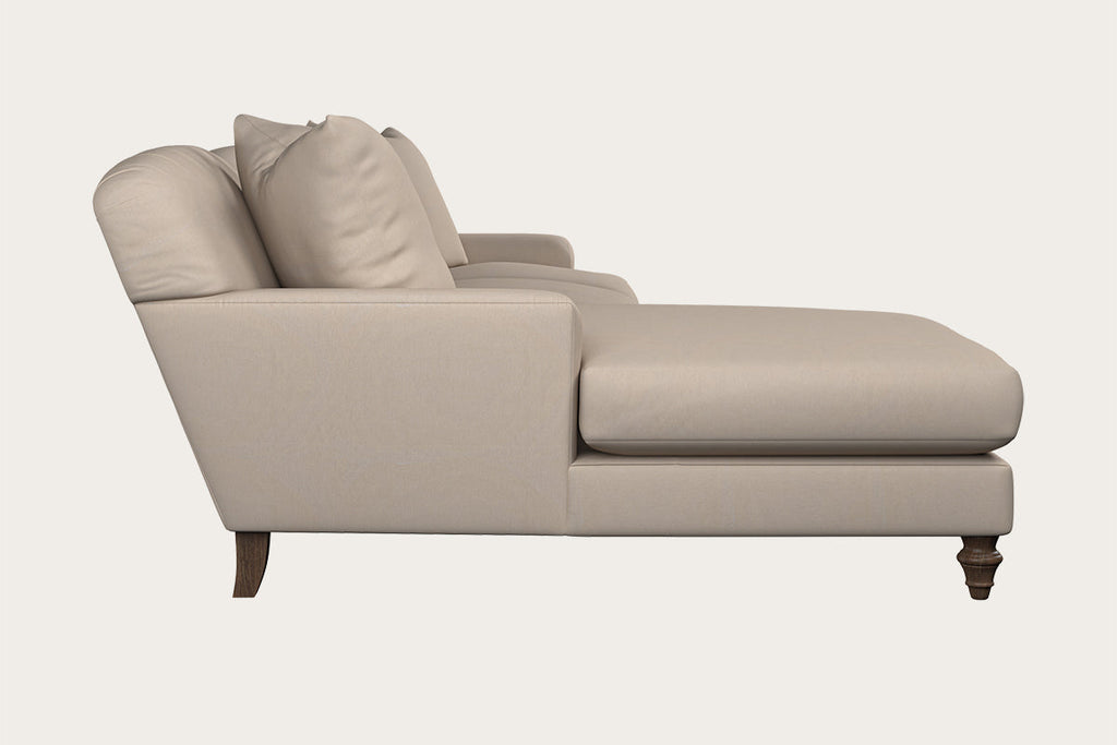 Deni Large Footstool - Brera Linen Espresso