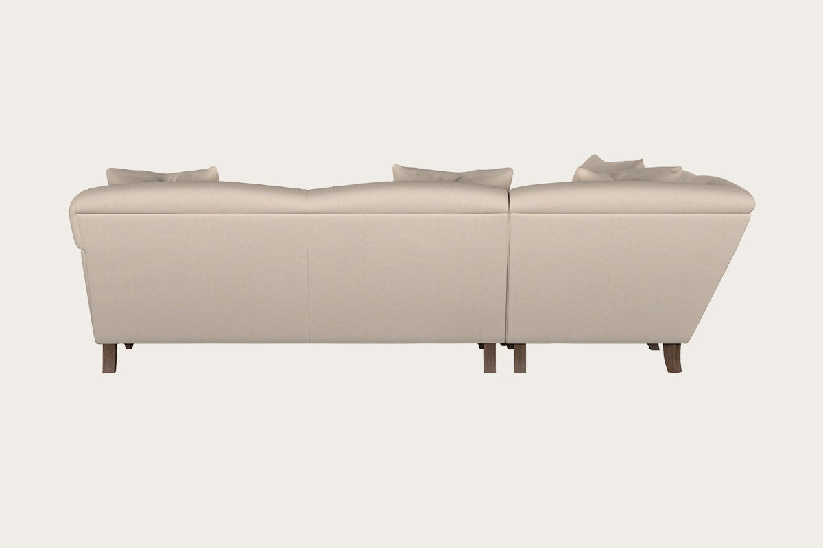 Deni Large Footstool - Brera Linen Granite