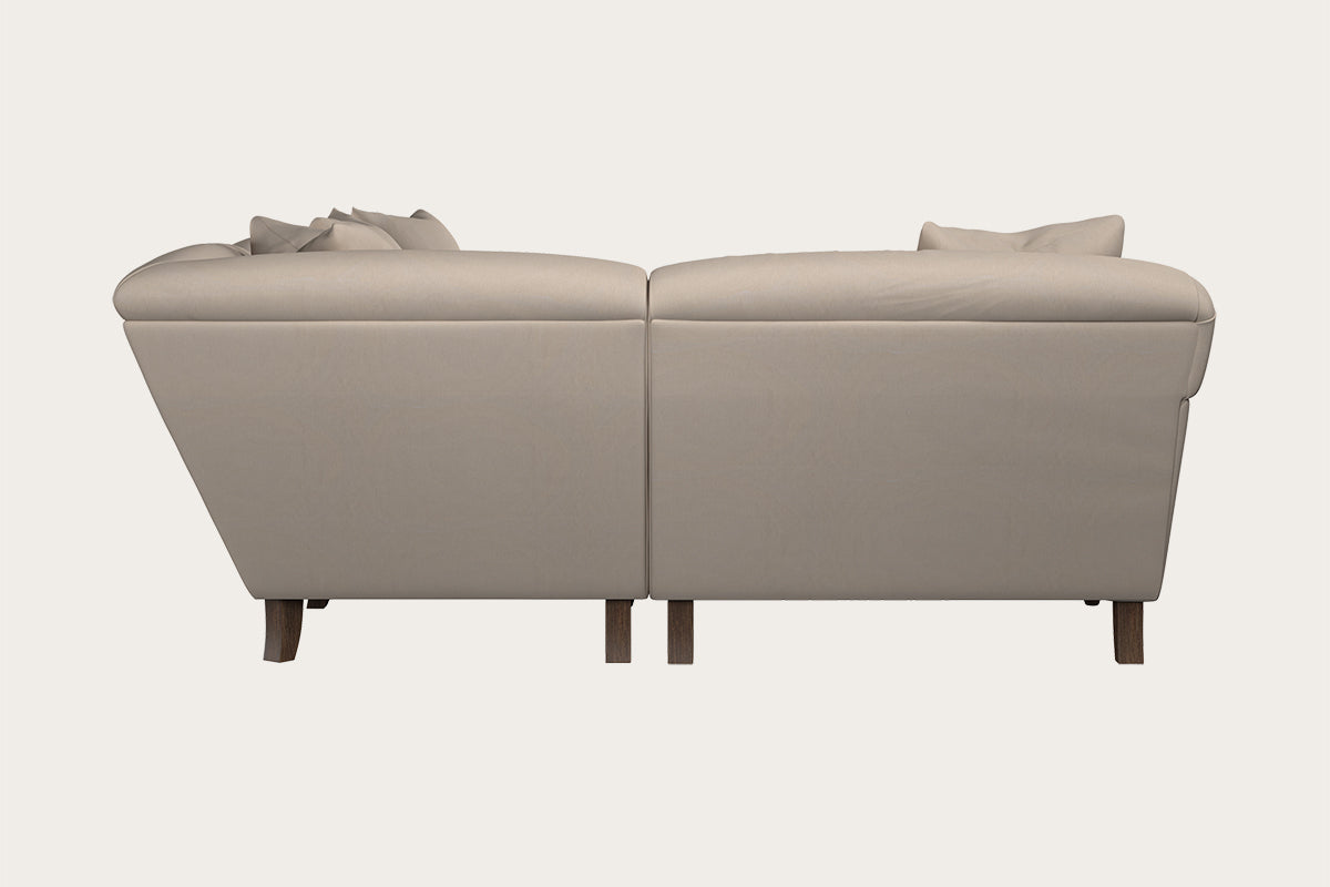 Deni Large Footstool - Brera Linen Granite