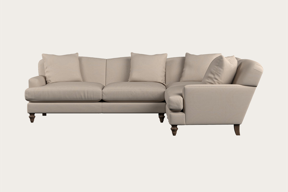 Deni Large Footstool - Brera Linen Jade