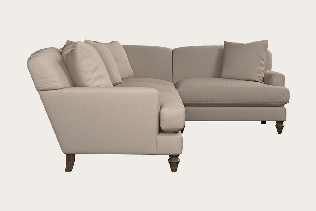 Deni Large Footstool - Brera Linen Jade
