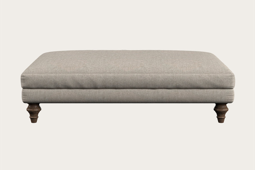 Deni Large Left Hand Corner Sofa - Recycled Cotton Lavender