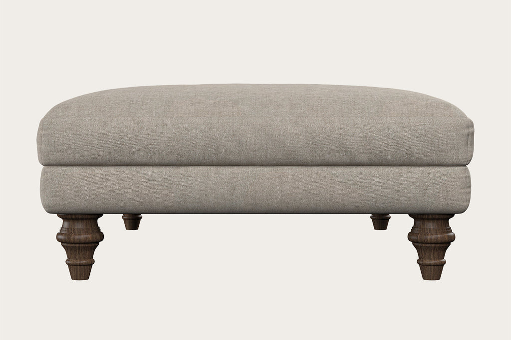 Deni Large Left Hand Corner Sofa - Recycled Cotton Lavender