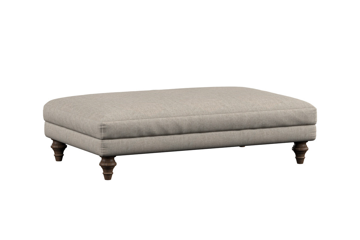 Deni Large Left Hand Corner Sofa - Recycled Cotton Lavender