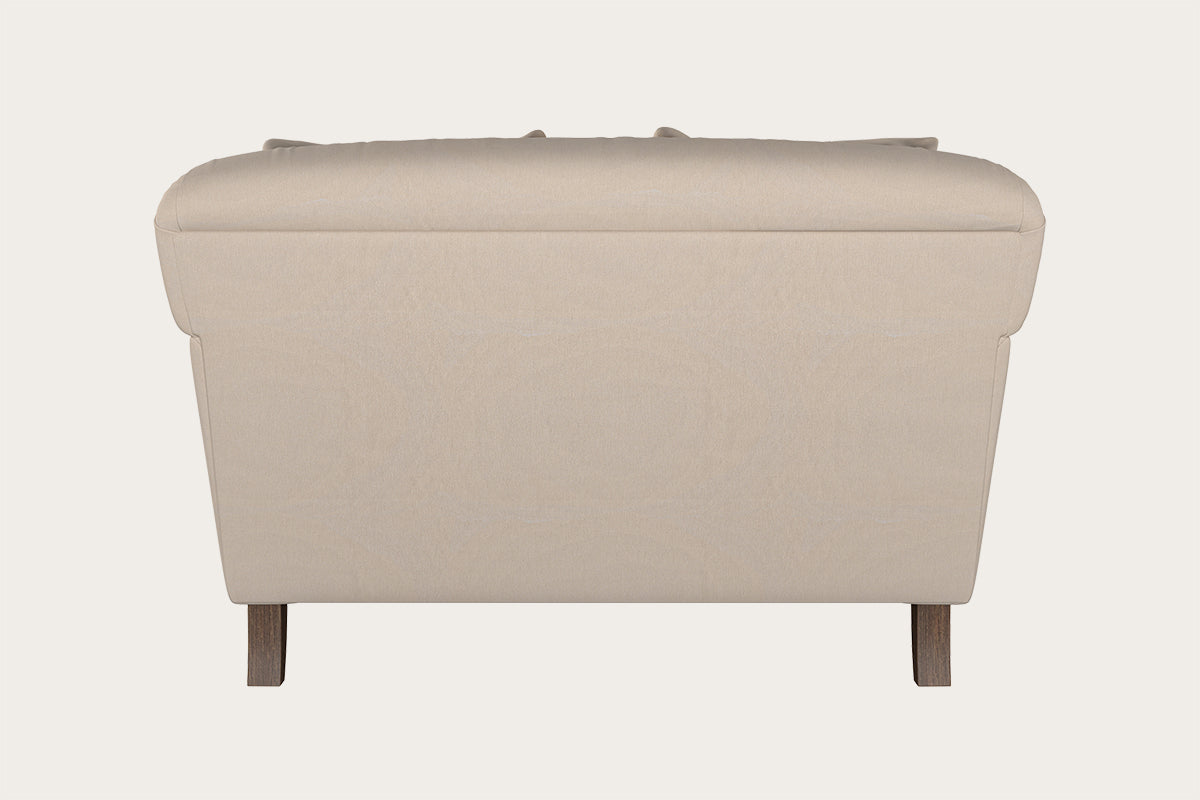 Deni Love Seat - Recycled Cotton Natural