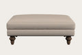 Deni Medium Footstool - Recycled Cotton Natural