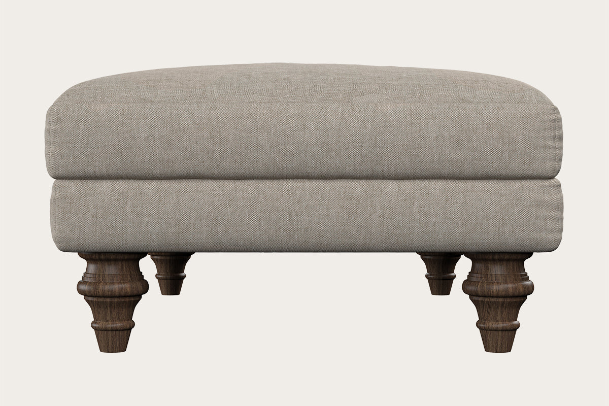 Deni Large Footstool - Brera Linen Sage