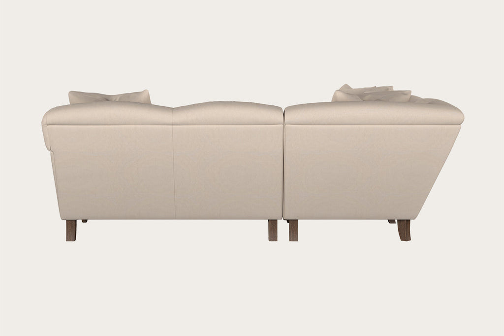 Deni Super Grand Right Hand Corner Sofa - Recycled Cotton Natural