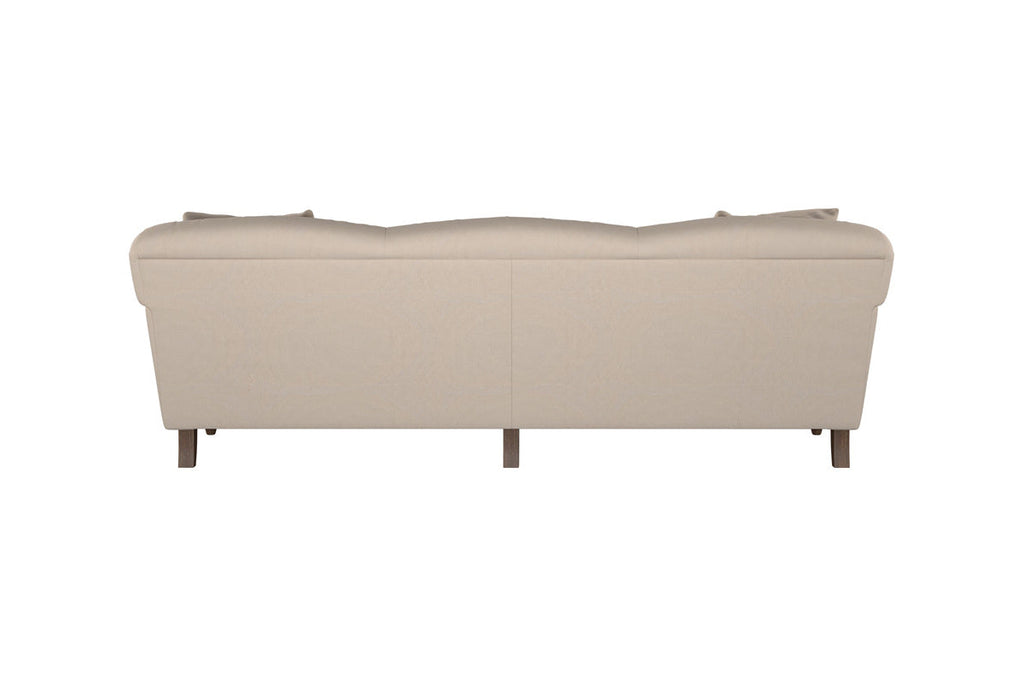 Deni Large Left Hand Chaise Sofa - Brera Linen Granite