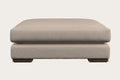 Guddu Grand Footstool - Recycled Cotton Natural