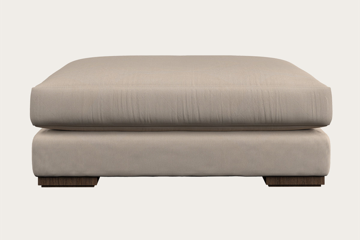 Deni Large Left Hand Chaise Sofa - Brera Linen Indigo