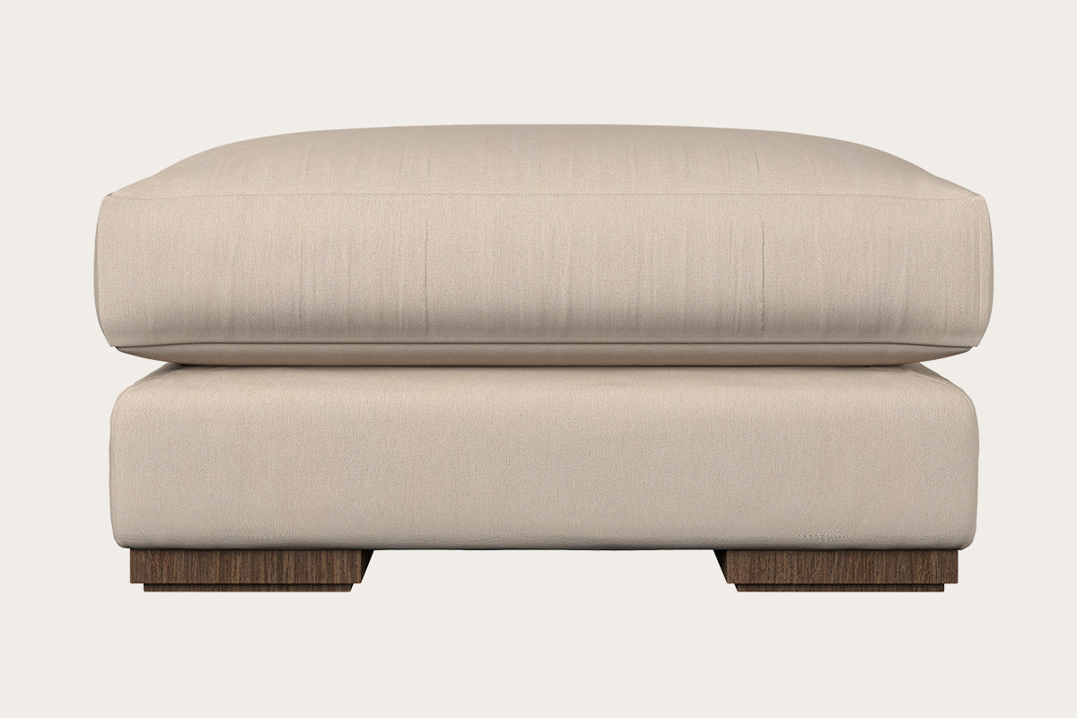 Deni Large Left Hand Chaise Sofa - Brera Linen Indigo