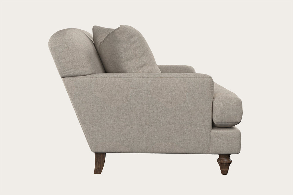Deni Love Seat - Brera Linen Natural