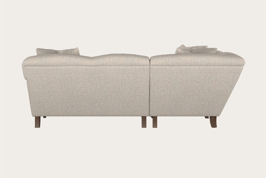 Deni Super Grand Right Hand Corner Sofa - Brera Linen Natural