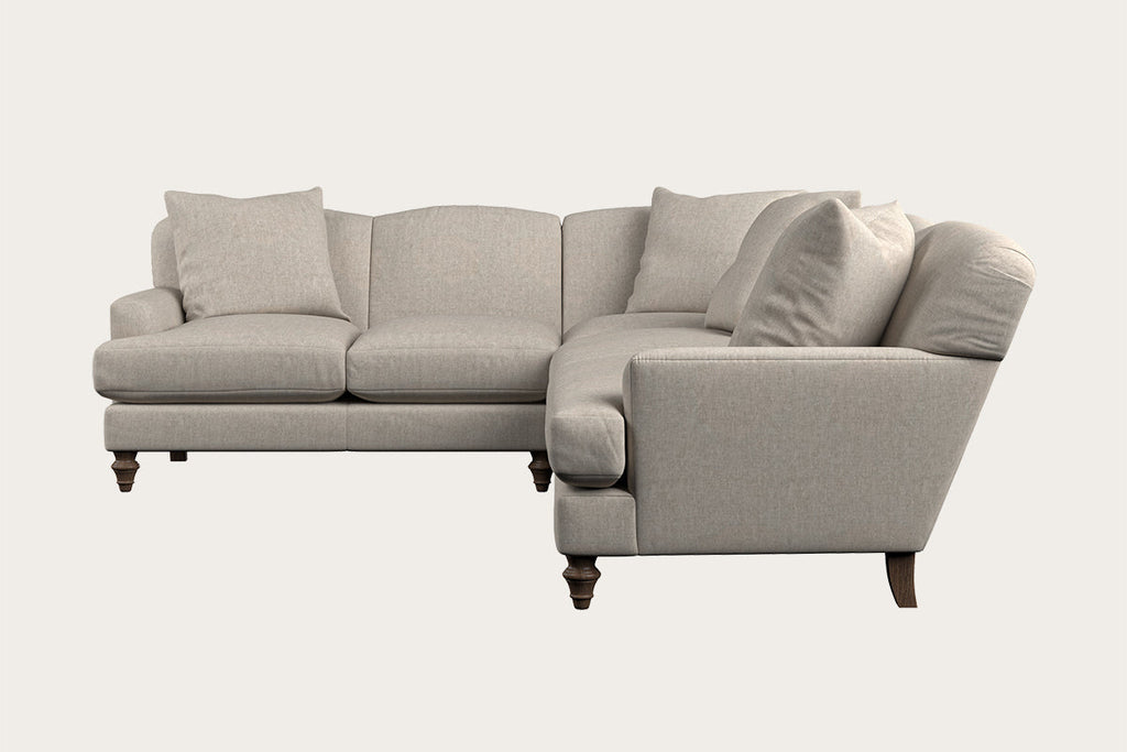 Deni Super Grand Left Hand Corner Sofa - Brera Linen Natural