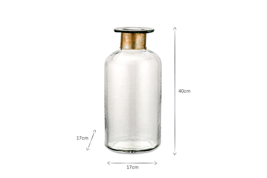 Chara Hammered Bottle - Hammered