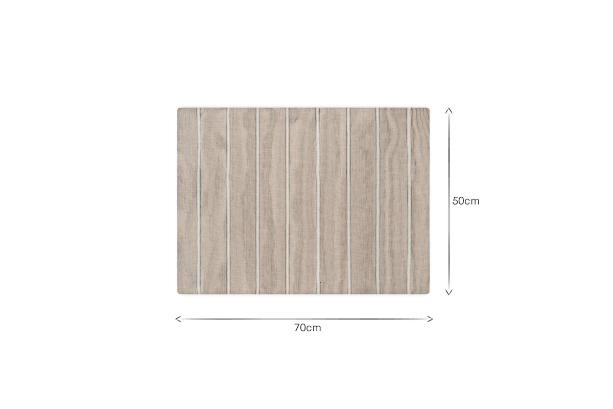 Mora Hemp & Cotton Housewife Pillowcases - Stone Grey