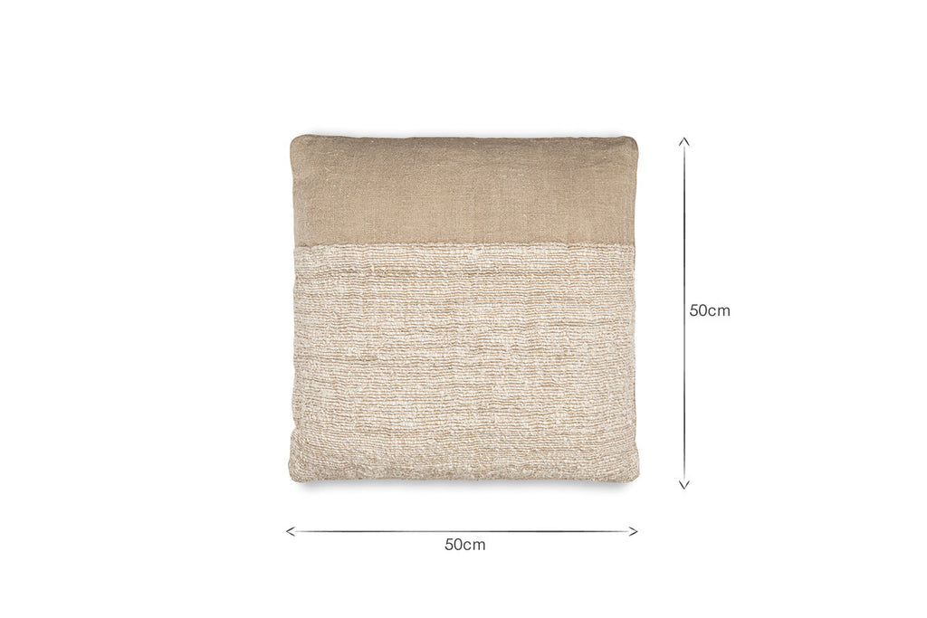 Puli Recycled Linen Cushion Cover - Natural