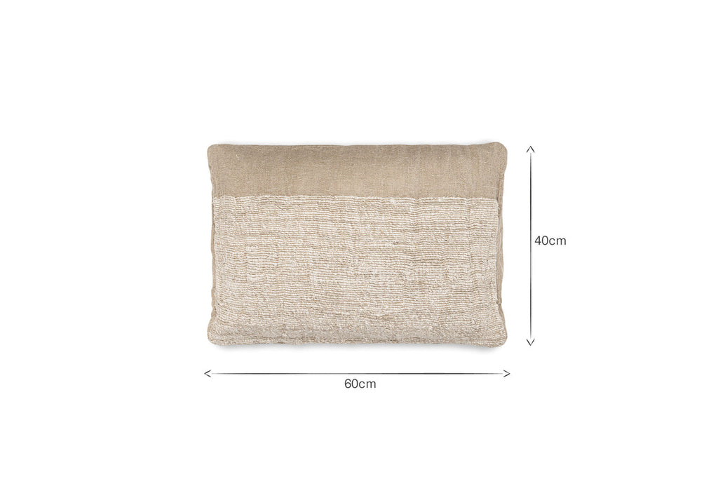 Puli Recycled Linen Cushion Cover - Natural
