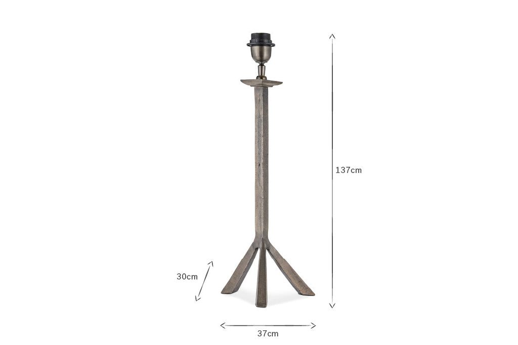 Sahhil Metal Tripod Floor Lamp Base - Antique Bronze