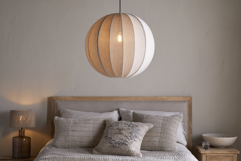 Dharini Linen Lampshade - Natural