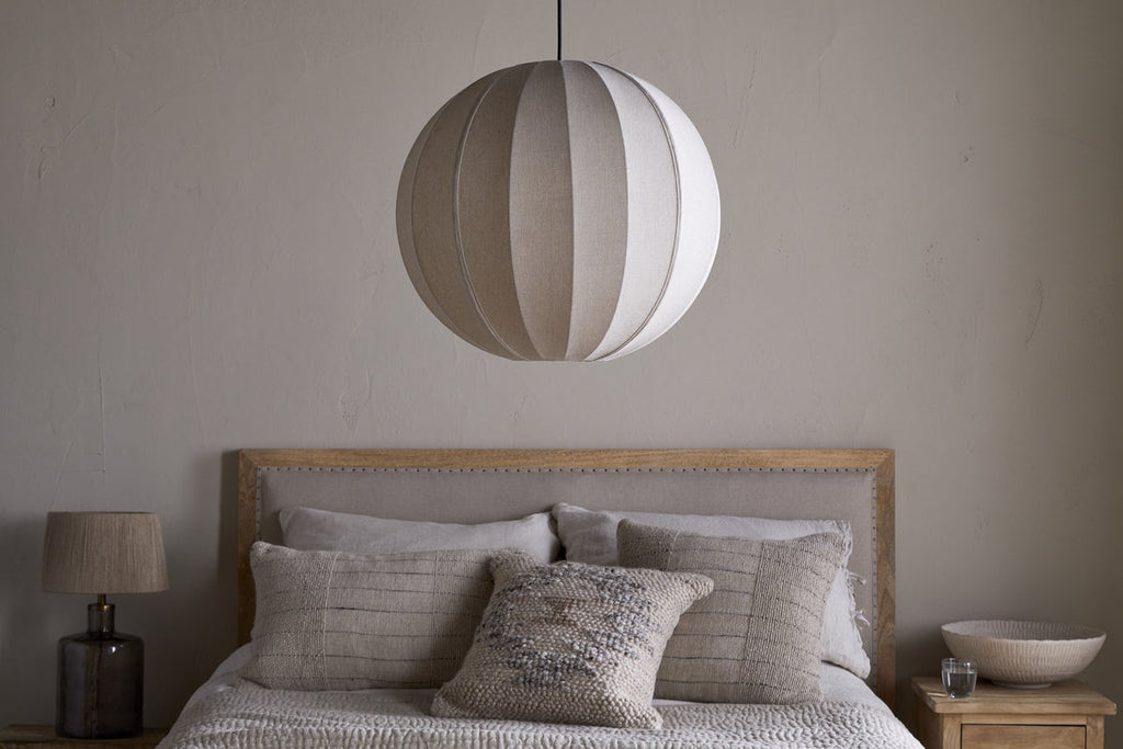 Dharini Linen Lampshade - Natural