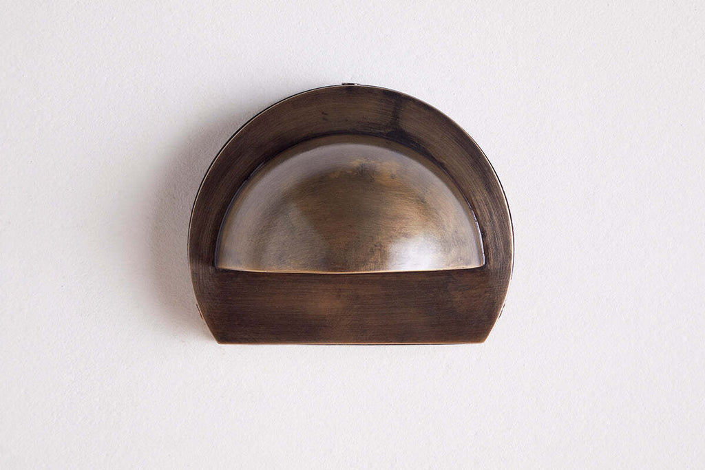 Datu Outdoor Wall Lamp - Antique Brass