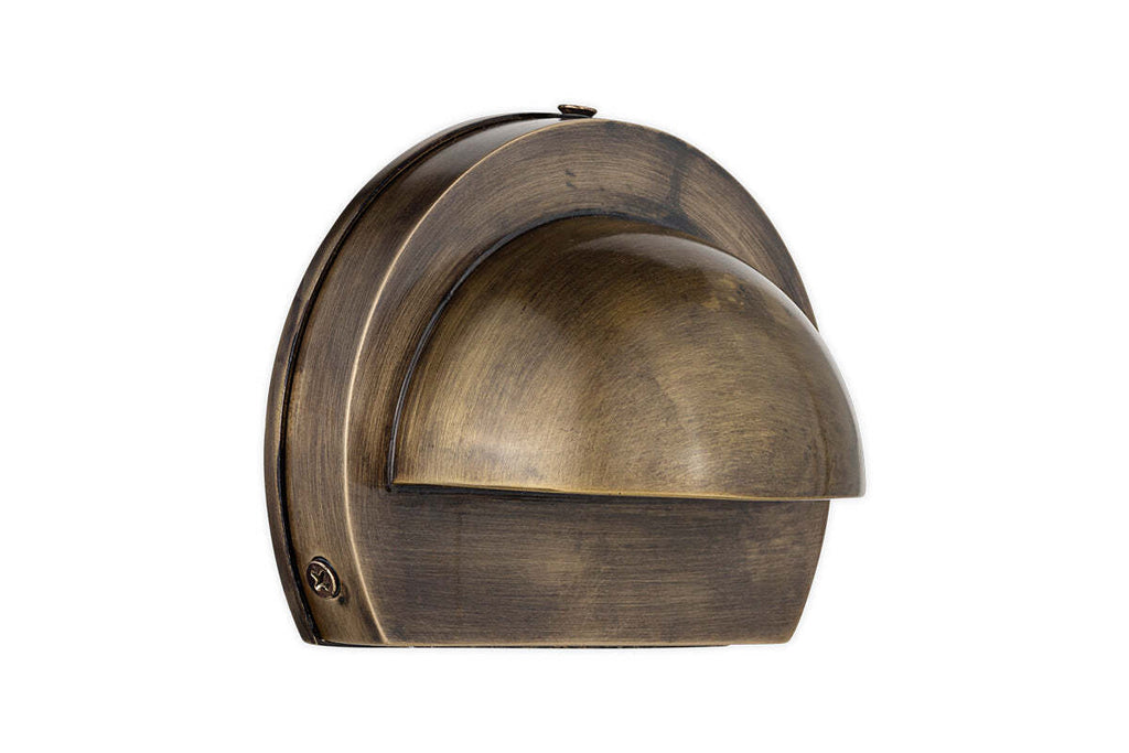 Datu Outdoor Wall Lamp - Antique Brass