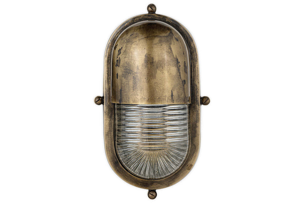Denaya Outdoor Wall Lamp - Antique Brass