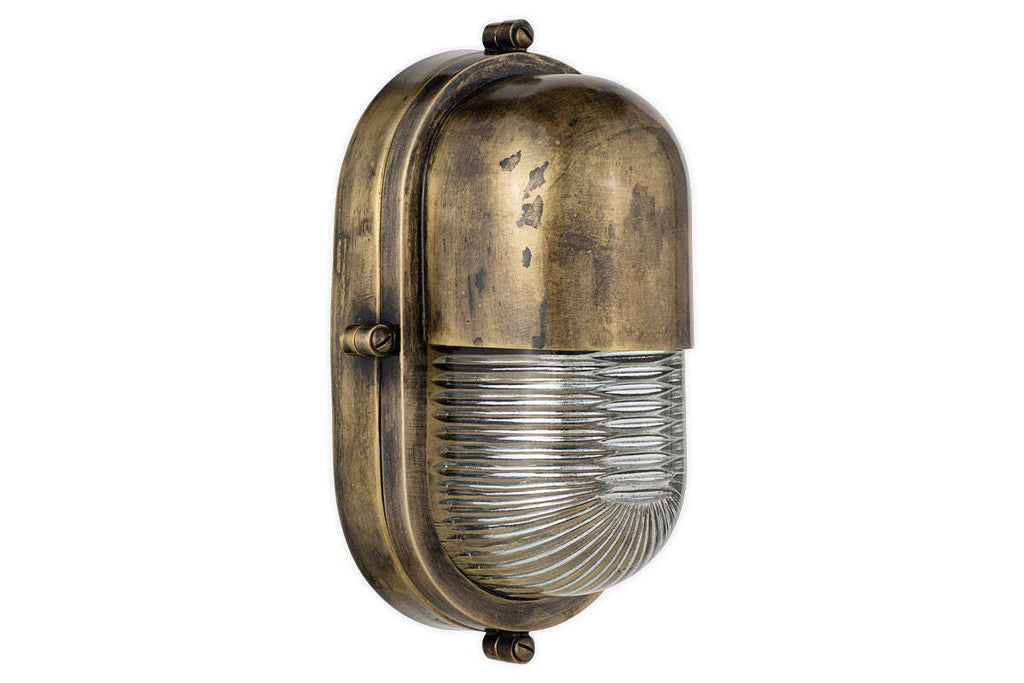 Denaya Outdoor Wall Lamp - Antique Brass