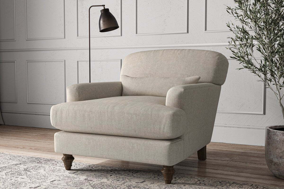 Deni Armchair - Brera Linen Natural