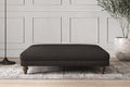 Deni Grand Footstool - Brera Linen Espresso