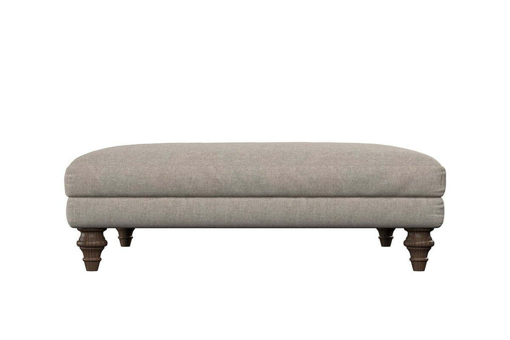 Deni Grand Footstool - Brera Linen Granite